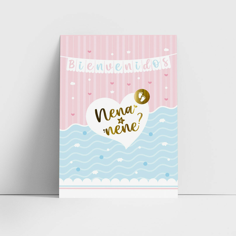 Poster revelación de género