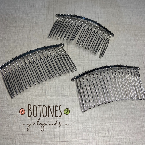 PEINETA METALICA - 8X3,7CM - (COD: 1976)