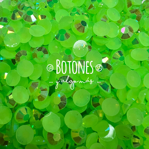 STRASS RESINA- VERDE AB - SS20 (4.6mm)x 2800 unid (COD: 2963) NO HOTFIX