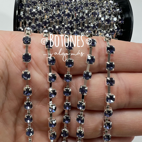 CINTA DE STRASS LILA SS18 (COD: 2680)