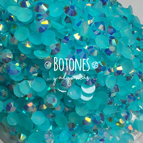 STRASS RESINA- TURQUESA AB - SS20 (4.6mm) x 2800 unid (COD: 2960) NO HOTFIX