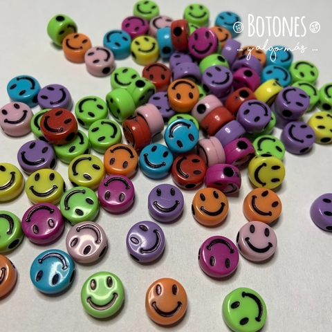 CARITA PASANTE - MULTICOLOR 10MM- (COD: 1790)