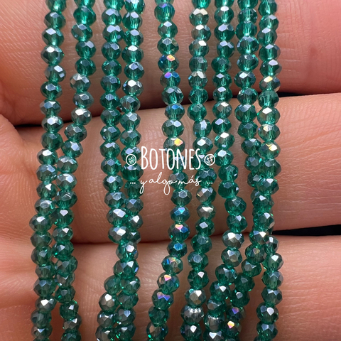 CRISTALITOS - 1MM- PAQUETE X 10 TIRAS (COD: 1662) REDONDO - comprar online