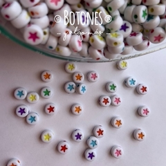 ESTRELLA PASANTE MULTICOLOR X 500 GR 7MM (COD: 1846) - comprar online