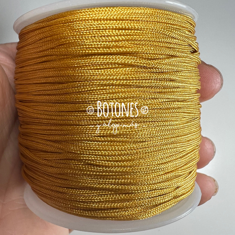 HILO CHINO DORADO 1 MM - ROLLO 70 MT- (COD: 3010)