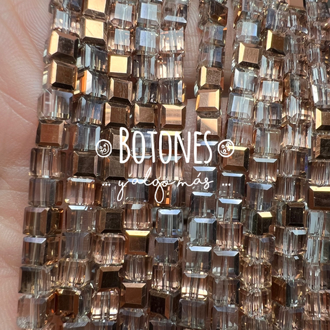 CRISTALITOS - 4MM- (COD: 2945) CUBO