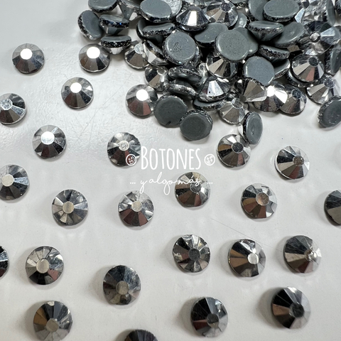 STRASS VIDRIO - PLATA - SS16 X 1440 UNID (COD: 2660) HOTFIX