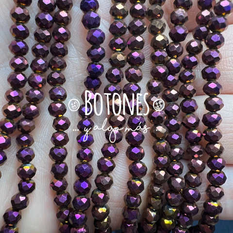 CRISTALITOS - 4X3.5MM- (COD: 2992) REDONDO