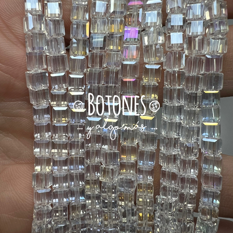 CRISTALITOS - 4MM- (COD: 2947) CUBO