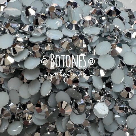 STRASS RESINA- PLATA- SS20 (4.6mm)(COD: 2971) NO HOTFIX