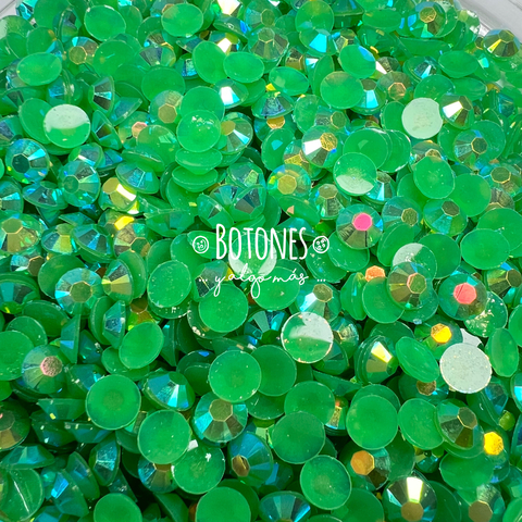 STRASS RESINA- VERDE AB - SS10 (2.8mm)x 10000 unid (COD: 737) NO HOTFIX - comprar online