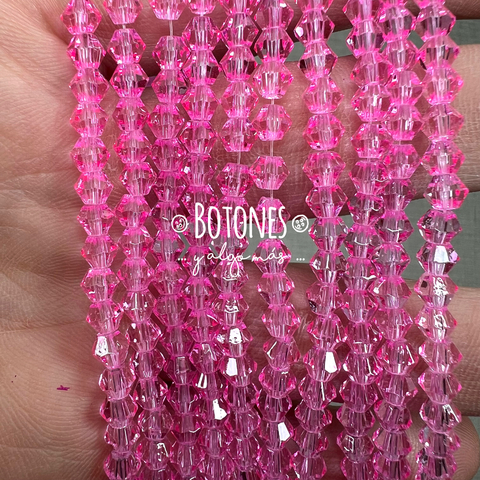 CRISTALITOS - 4x3.5MM- (COD: 2879) BICONO - ROMBO