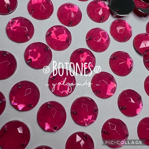 GEMA REDONDA - FUCSIA NEON - 12MM (COD:2281) NLT