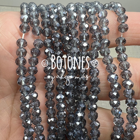 CRISTALITOS - 4X3.5MM- (COD: 2887) REDONDO