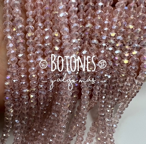 CRISTALITOS- 4X3,5MM- PAQUETE X 10 TIRAS (COD:1191) REDONDO