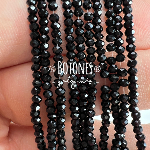 CRISTALITOS - 1MM- PAQUETE X 10 TIRAS (COD: 1722) REDONDO