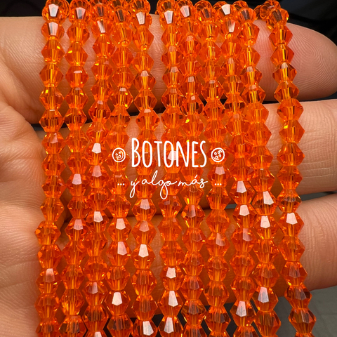 CRISTALITOS - 4x3.5MM- (COD: 090) BICONO - ROMBO - comprar online