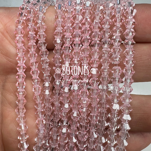 CRISTALITOS - 4x3.5MM- PAQUETE X 10 TIRAS (COD: 2064) BICONO - ROMBO - comprar online