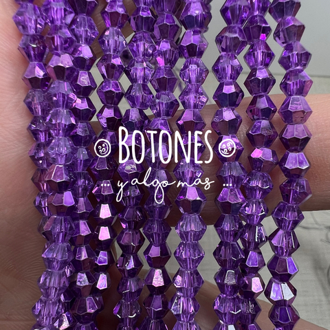 CRISTALITOS - 4x3.5MM- (COD: 2901) BICONO - ROMBO