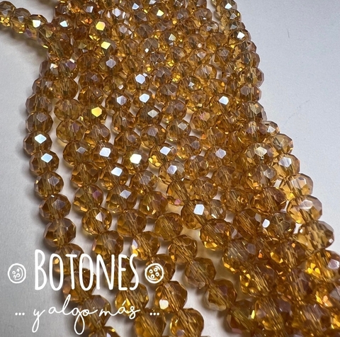 CRISTALITOS - 4X3,5MM-PAQUETE X 10 TIRAS (COD: 1507) REDONDO