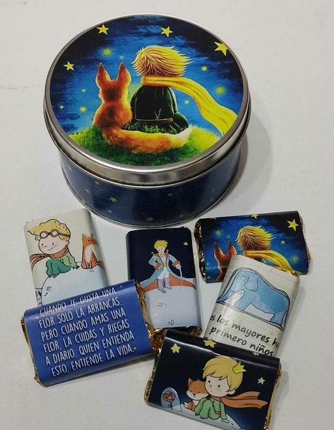 Lata con Chocolates El Principito