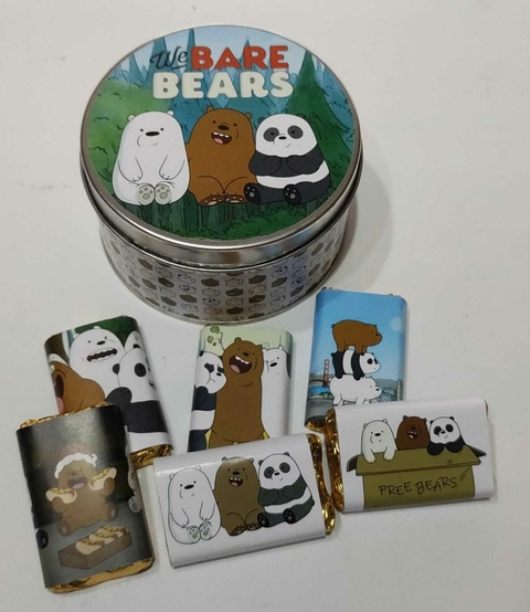 Lata con Chocolates Osos Escandalosos