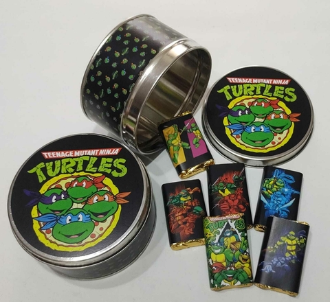 Lata con Chocolates Tortugas Ninja