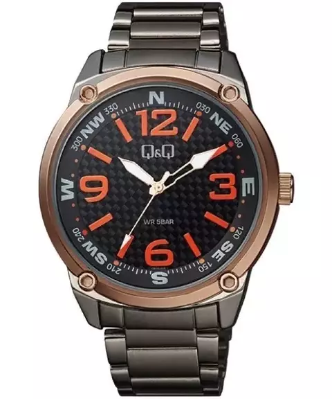 RELOJ Q&Q QB10J405Y ACERO