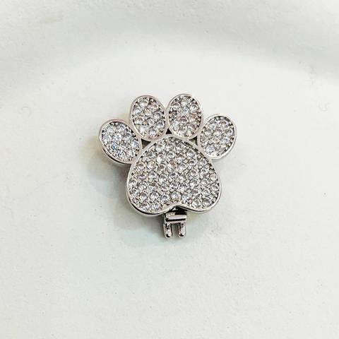 Berloque Charm Patinha cravejada