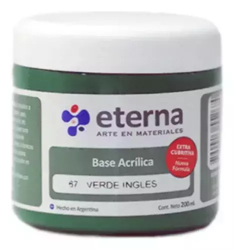 Base Acrilica Eterna Verde Ingles 67 200ml - comprar online