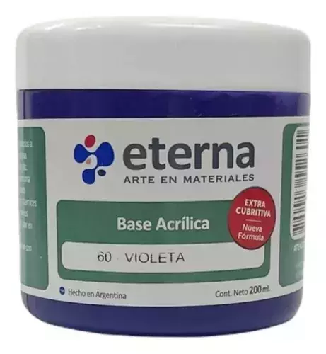 Base Acrilica Eterna Violeta 60 200ml - comprar online