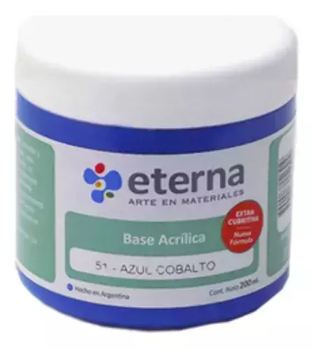 Base Acrilica Eterna Azul Cobalto 51 200ml - comprar online