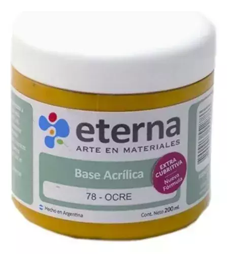 Base Acrilica Eterna Ocre 78 200ml - comprar online