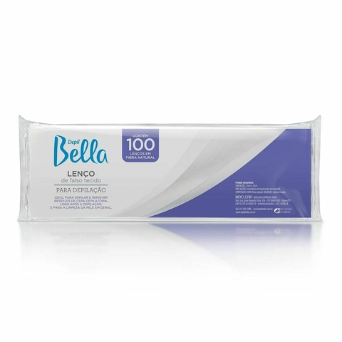 LENÇO DE FALSO TECIDO 7,5X23 100 UN - DEPIL BELLA