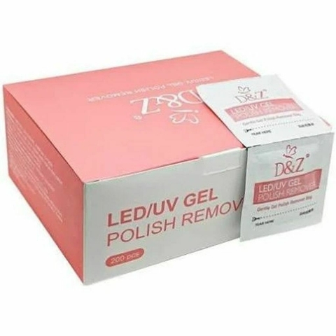 CAIXA C/ 100 REMOVEDOR DE GEL D&Z