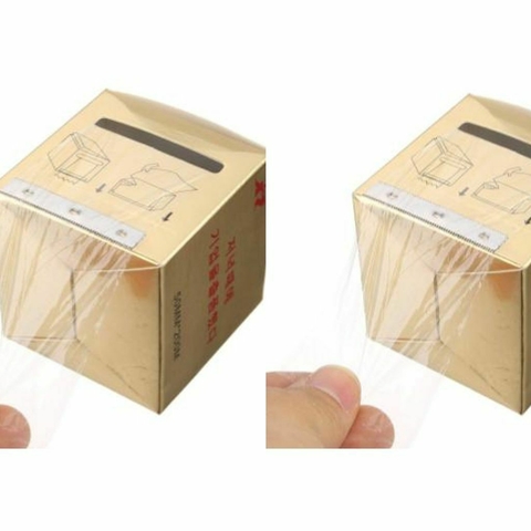 Kit 2 caixas de plastico filme