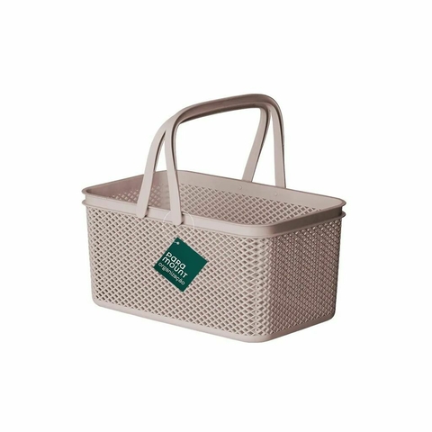 Cesto alça retangular light rose