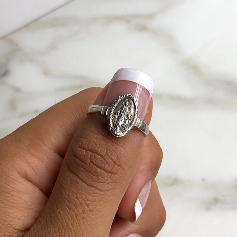 anillo medalla milagrosa (cod an273)