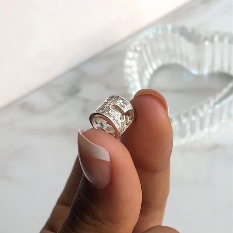 Dije estilo pandora con cubics (di162)
