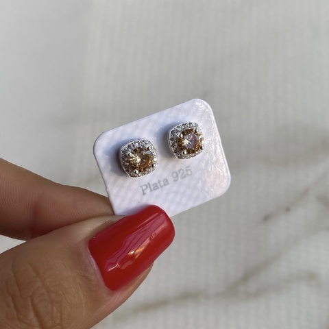 aros pasante con cubics (cod ar609)