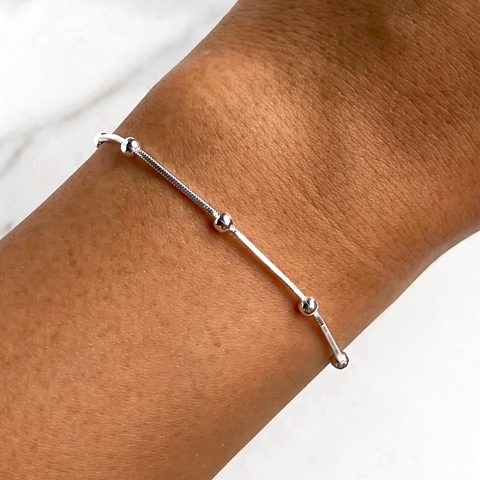 pulsera con bolitas (cod p113)