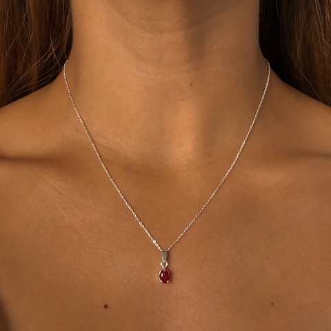 conjunto cubic ovalado rojo 45 cm (cod c192)