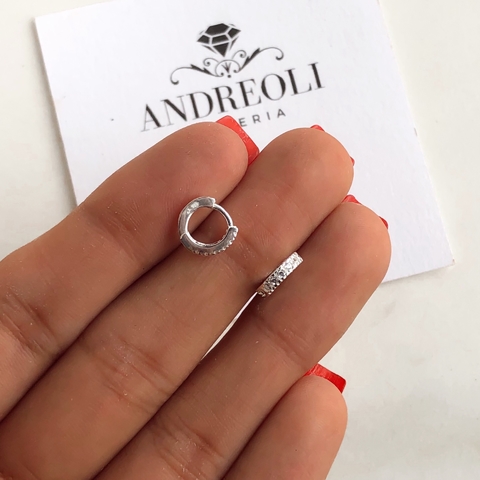 argollas con cubics diam 0.9 cm (cod ar153)