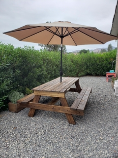 Mesa de Picnic + Quitasol 3 metros - comprar en línea