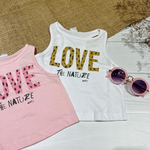 Musculosa Love Print - comprar online
