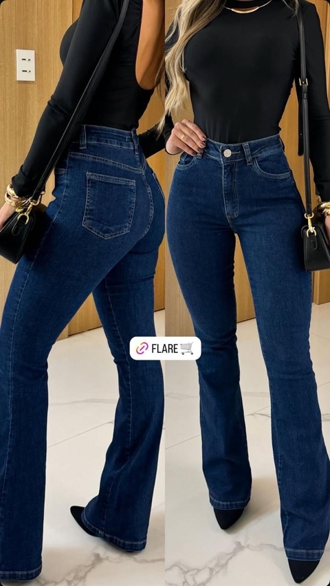 Calça Flare Jeans - comprar online