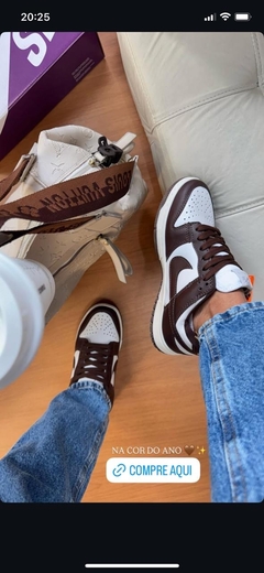 Dunk Low Marrom PROMO na internet