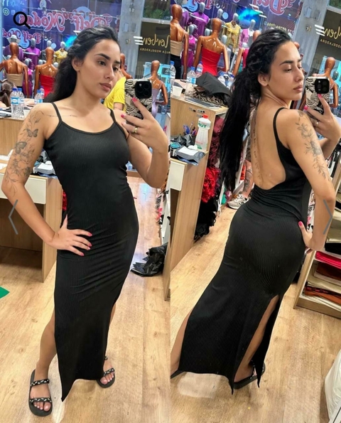 Vestido Canelado - comprar online