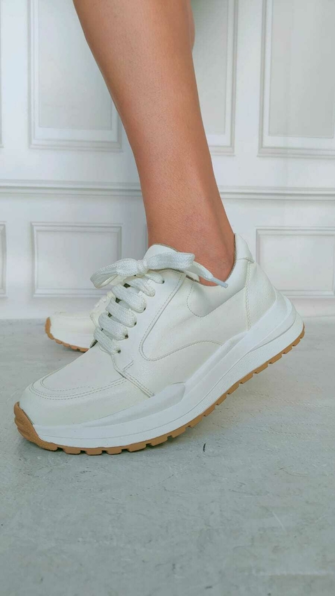 SALE Chelsea cuero blanco