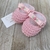 Kit Sapatinho de Tricô Sandália Sunny - Rosa - Sandália e Faixinha - comprar online